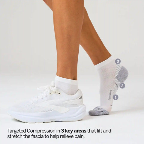 Plantar Fasciitis Relief Sock Ultra Light Quarter 6 Pack
